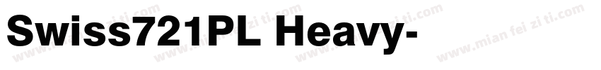 Swiss721PL Heavy字体转换